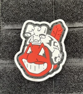 Indian Operator Night Vision NVG PVC Hook Loop Tactical Morale Patch Cleveland - Bild 1 von 4