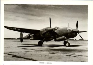 Lockheed P-38E Plane Photograph (4 x 6 in) P-38 "Lightning" - Picture 1 of 1
