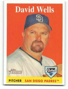2007 Topps Heritage #3 David Wells NM-MT Padres
