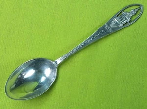 STERLING SILVER SPOON WHITE SPRINGS FLORIDA STEPHEN FOSTER MEMORIAL 10.4 GRAMS - Picture 1 of 12