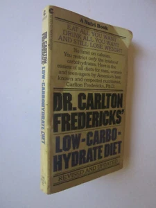 Dr. Carlton Frederick's Low-Carbohydrate Diet (1979 Paperback) good - Imagen 1 de 3