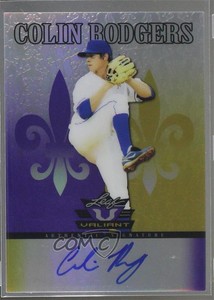 2012 Leaf Valiant Purple /25 Colin Rodgers #VA-CR1 Auto