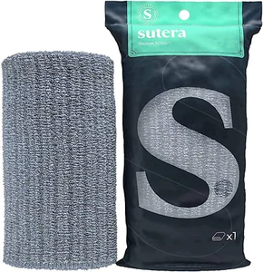 SUTERA - Exfoliating Shower Towel, Premium Japanese Scrub Wash Cloth, Deep Clean - Picture 1 of 12