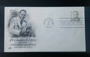 US FDC # 1865 Dr.Charles R.Drew 1981. - Picture 1 of 6