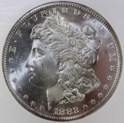 1882-S $1 Morgan Silver Dollar NGC MS66 TONED - Image 1 of 4