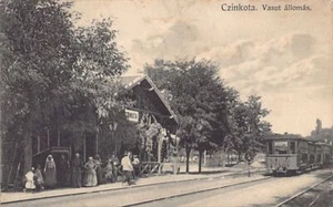 Hungary - CINKOTA Czinkota (Budapest) - Vasútállomás - Railway station - Picture 1 of 2