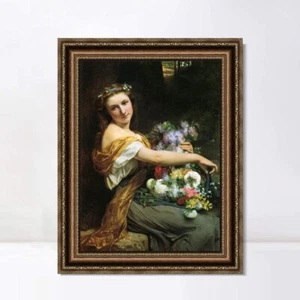 Framed Canvas Giclee Print Wall Art Dionysia by Pierre Auguste Cot Home Decor - Picture 1 of 15