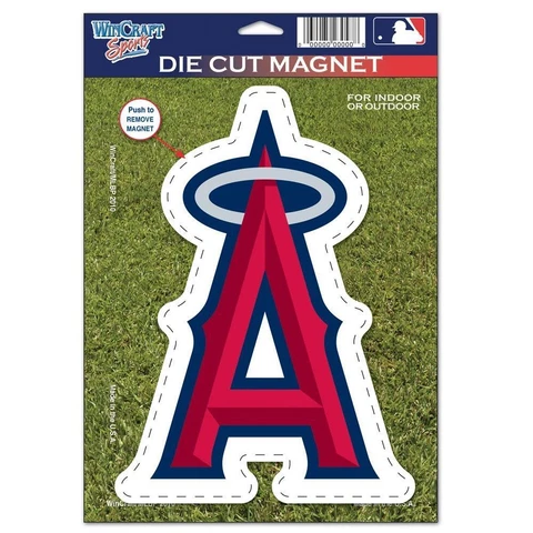 Los Angeles Angels 6.25" x 9" Die Cut Logo Magnet [NEW] Car Truck Fridge Auto Cover