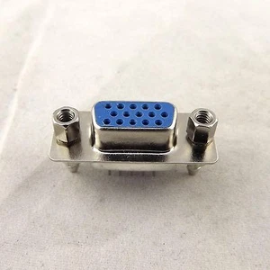 D-SUB DB15 15 Pin Female DIP PCB Straight Solder Connector Adapter DP15 3 Rows - Picture 1 of 12