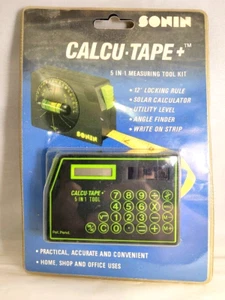 Sonin Taschenrechner + 5 in 1 Messwerkzeug Kit Solarrechner Maßband! - Bild 1 von 3