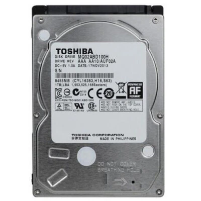Original Toshiba 1TB MQ02ABD100H 64MB 8GB SATA 2.5" SSD HDD Hybrid Hard Drive - Image 1 of 3