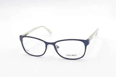 NINE WEST NW1046 434 azul satinado/claro 50-16-135 marcos bisagras flexibles X512 Foto 1 de 4