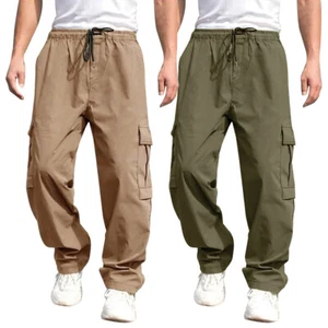 Herren Cargo Kampfhose Militär Freizeit Arbeitshose mehrere Taschen alle Größen/ - Bild 1 von 30