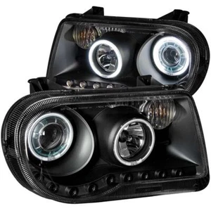 Anzo Headlight Set - Fits: 2005-2010 Chrysler 300 Projector Headlight Set w/Halo - Picture 1 of 22
