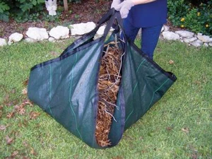 DeWitt 9' x 9' Hunter Green Leaf Hauler Tarp - Bild 1 von 12