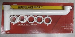 Ace 43781 Salida final de residuos continuos 1.5" x 16" PVC - Imagen 1 de 6