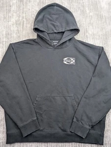 Coach Signature Hoodie Gradient Mens Large Black Cotton Polyester MISSING STRING - Picture 1 of 16