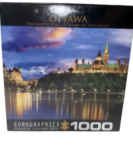 EUROGRAPHICS City Collection Ottawa Parliament Hill 1000 Piece Jigsaw Puzzle NEW - Picture 1 of 10
