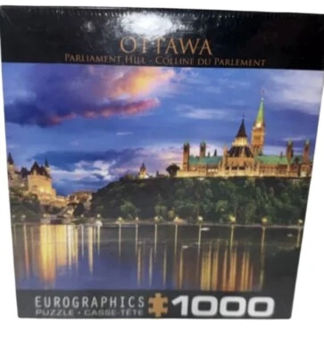 EUROGRAPHICS City Collection Ottawa Parliament Hill 1000 Piece Jigsaw Puzzle NEW - Image 1 of 4