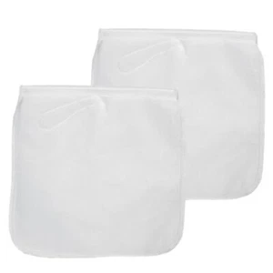 2 Pack Reusable 150 Micron Fine Mesh Bag Nut Milk Bag, Nylon Nut Bag Strainer... - Picture 1 of 6