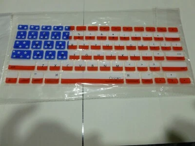 Keyboard  Cover For Apple Macbook Pro Air 13" 15" 17" (2015 or older) US Flag - Image 1 of 2