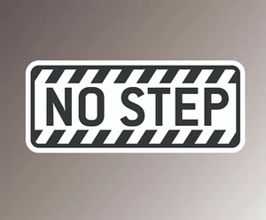 Aviation Safety ADHESIVE DECAL - NO STEP 3" x 7" - Picture 1 of 1