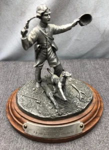 1998 Andrew Lee Chermak Pewter Civil War Sculpture Maryland 1st Lieutenant - Picture 1 of 4