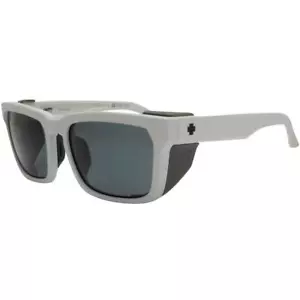 Spy 6700000000145 Helm Tech Matte Vintage White Happy Gray Green Mens Sunglasses - Picture 1 of 10
