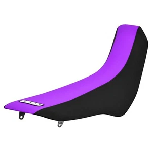 1996-2008 KAWASAKI KLX 300 Seat Cover by Enjoy Mfg   BLACK/PURPLE standard #372 - Picture 1 of 5