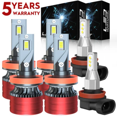 For Nissan Pathfinder 2017-2020 LED Headlight Bulb High Low Beam Fog Light F5HQC - Image 1 of 4