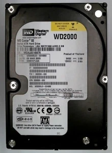200GB SATA Western Digital Internal 7200 RPM 3.5" WD2000JD-22HBB0 #W200-788 - Picture 1 of 1