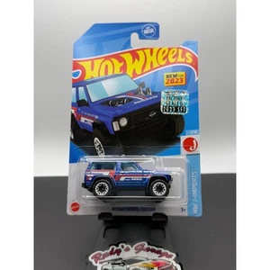 Hot Wheels 2023 Factory Sealed Blue Nissan Patrol Custom J-Imports HKK61 - Picture 1 of 2