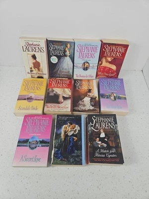 STEPHANIE LAURENS - A Cynster Novel Lot of 11 Historical Romance PB Books Foto 1 de 4