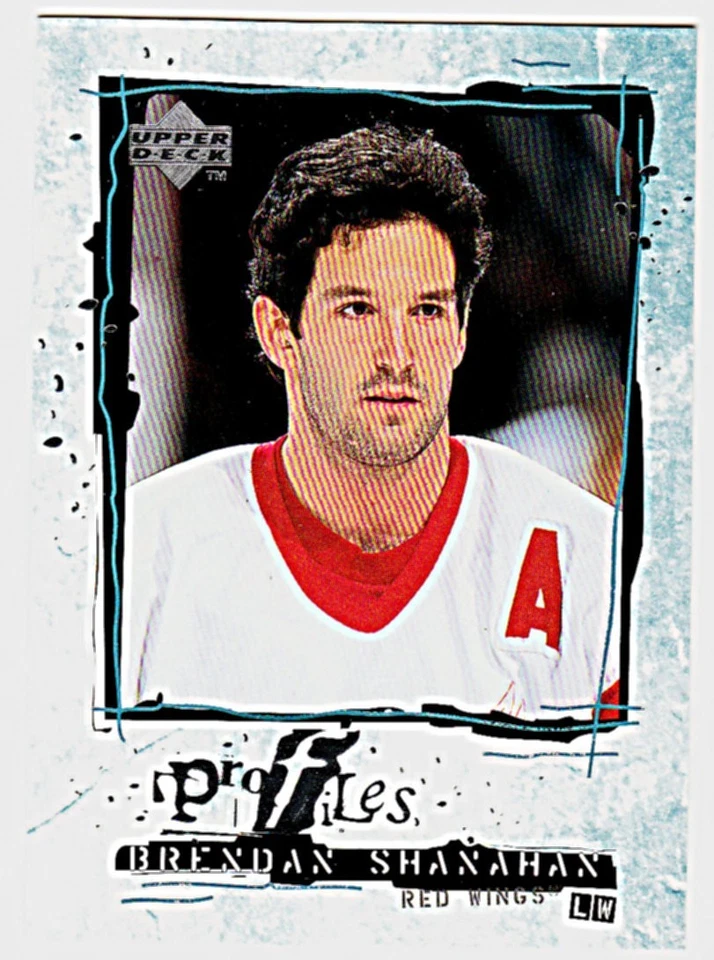 1998-99 UPPER DECK PROFILES #P14 BRENDAN SHANAHAN Detroit Redwings Hockey Card - Image 1 of 1