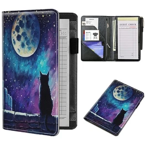 Server Books for Waitress 5 x 7.75 inch 5 x inch, Galaxy Nebula Cat - Picture 1 of 7