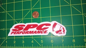 SPC Performance Aufkleber Abziehbild rot Vinyl 6,5 Zoll Racing Logo KFZ Auto Stoßstange - Bild 1 von 1