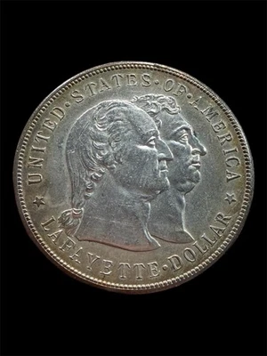 1900 Lafayette Commemorative Silver Dollar, Lot#1, Free Shipping - Image 1 of 2