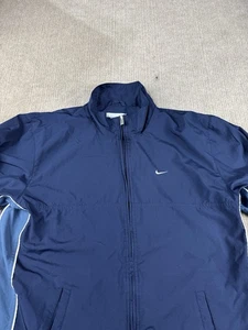 Vintage Men’s Y2K Nike 72 Windbreaker Jacket Size Large Blue - Picture 1 of 10