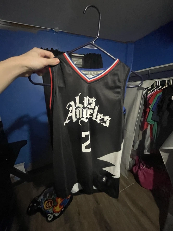 This is a black Jordan Brand Los Angeles Clippers Jersey Kawhi Leonard - Image 1 of 3