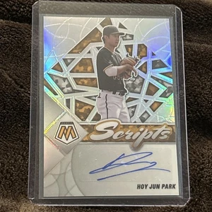 Hoy Jun Park 2022 Panini Mosaic Scripts #SC-HJP Auto RC Pittsburgh Pirates NM+ - Picture 1 of 6