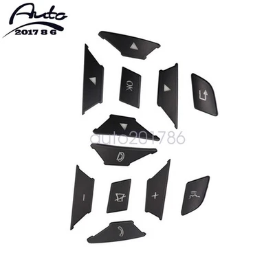 Nuevo embellecedor de botón de volante negro para Mercedes Benz E300 E350 E400 2012-17 Foto 1 de 4