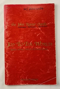 John Rutter Carols Joy to the World SATB Choir Sheet Music Hinshaw 1981 Book - Picture 1 of 8