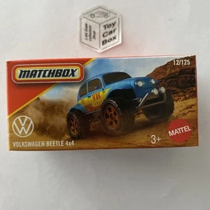 2025 MATCHBOX #12 - Volkswagen Beetle 4x4 (Blue - Power Grab) C00 - Picture 1 of 1