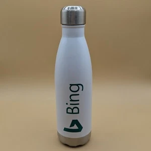 Botella de agua de acero inoxidable BING 17 oz BLANCA Microsoft doble aislamiento hidrato - Imagen 1 de 14