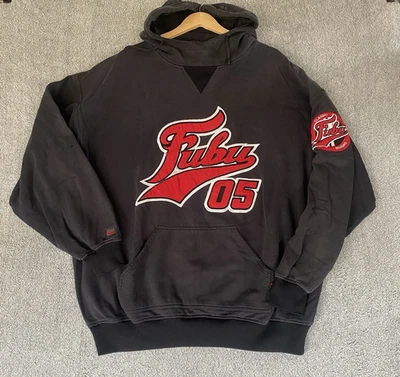 Vintage Fubu Men's Hoodie Pullover Black Size 2XL The Collection Hip Hop Y2K - Image 1 of 4