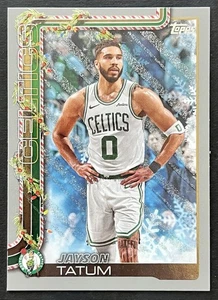 2025-26 Topps Holiday Jayson Tatum #H1 Brillo Paralelo SP Boston Celtics - Imagen 1 de 2