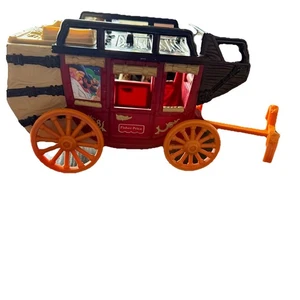 Vintage Fisher Price Great Adventures Western Cannonball Postkutsche Raub 1979 - Bild 1 von 9