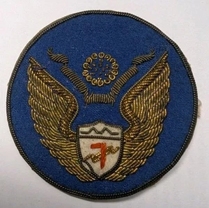 WW2 AAF 7th Fighter Bullion (Shoulder?) Patch XB - Picture 1 of 4