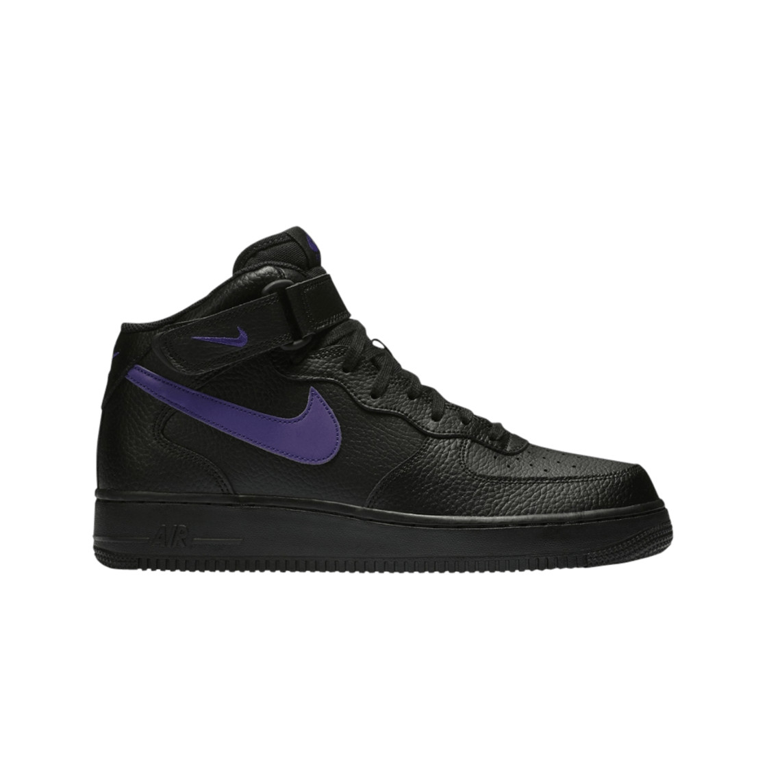Nike Air Force 1 Mid Black Court Purple for Sale