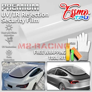 TPU Essmo Security Clear Glass Car Auto Sunroof VLT70% UV99% Windshield Sunshade - Picture 1 of 17